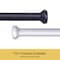 Kenney Mfg Kenney Weaver 1" Indoor/Outdoor Rust-Resistant Curtain Rod, 37-72", Black KN90000 - alternate 7